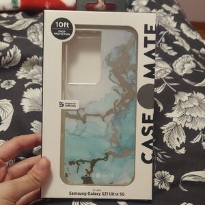 Case-Mate Aqua Marble Case for Samsung Galaxy S21 Ultra 5G